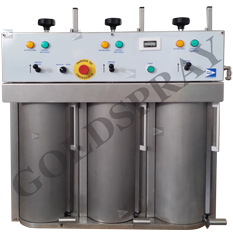 Semi-automatic aerosol filling machine - GoldSpray