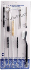 Cleaning brushes Kit for painting gun