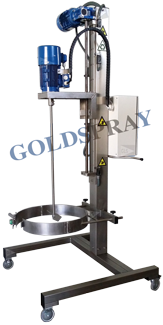 Agitador Eléctrico Automático Móvil 2-200 - GoldSpray