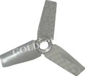 Hélice Turbina 3 Palas Inox150- GoldSpray