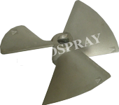 3Blade Navy Aluminium Propeller - GoldSpray