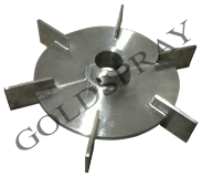 Axial propeller 4 blades- GoldSpray