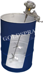 Pneumatic Agitator for 200 Liters drum - GoldSpray