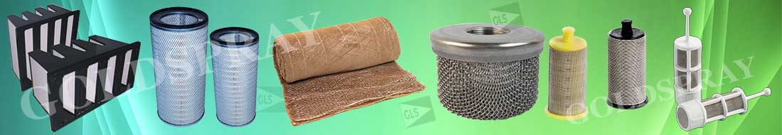Filters, industrial paint filters. GoldSpray