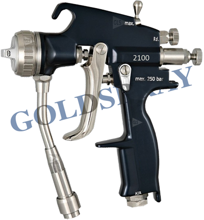 Pistola Manual alta presión, mixta asistida Optima UM2100 GLS - GoldSpray
