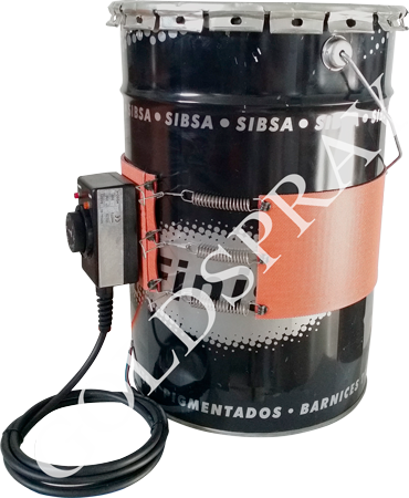 Resistencia Calefactor Cinturón Flexible Silicona bote 25 litros - GoldSpray