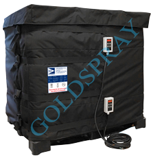 Chaqueta calefactora activa, 2 reguladores para contenedor IBC 1000 Litros - GoldSpray